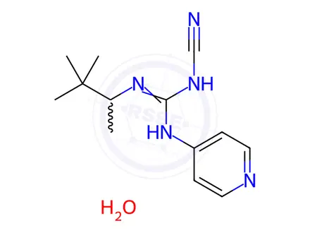 Chemical structure of Pinacidil monohydrate