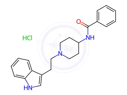 Chemical structure of Indoramin-d5 Hydrochloride