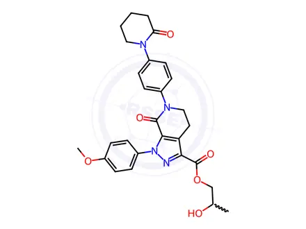 Chemical structure of Apixaban Impurity 132