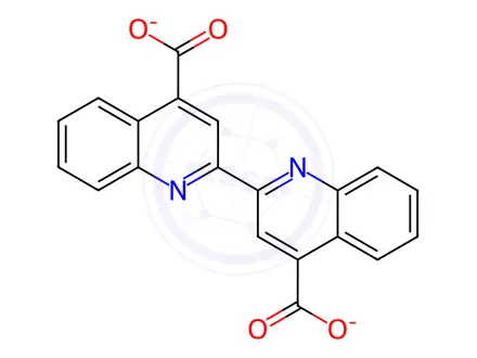 Chemical structure of Bicinchoninic Acid Disodium Salt Hydrate