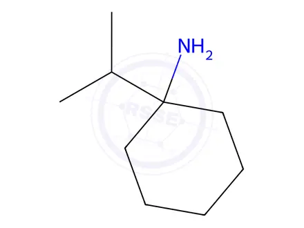 Chemical structure of 1-isopropylcyclohexan-1-amine