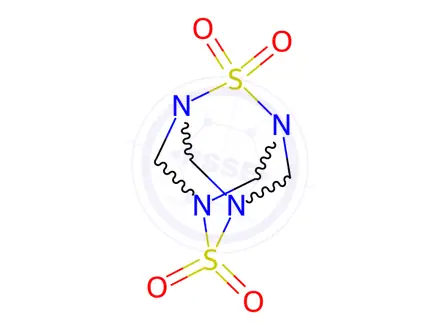 Chemical structure of Tetramine in methanol