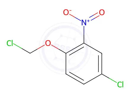 Chemical structure of 4-Chloro-1-(chloromethoxy)-2-nitrobenzene