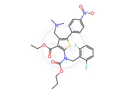 Chemical structure of Relugolix Impurity 72