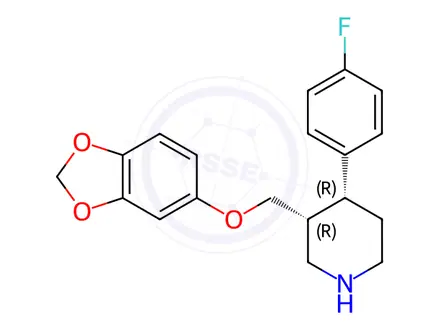 Chemical structure of Paroxetine Impurity E