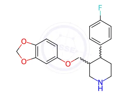Chemical structure of Paroxetine EP Impurity E Hydrochloride