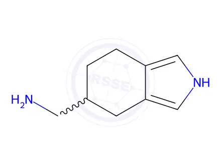 Chemical structure of (4,5,6,7-Tetrahydro-2H-isoindol-5-yl)methanamine