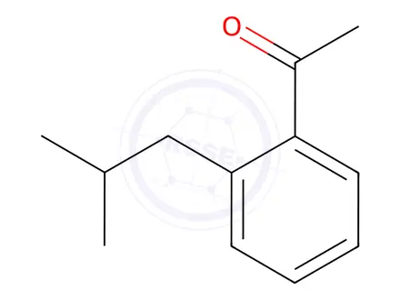 Chemical structure of 2-Isobutylacetophenone