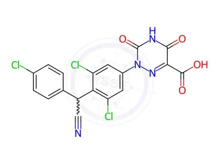 Chemical structure of Diclazuril Impurity 1 (Diclazuril EP Impurity A)