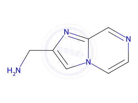 Chemical structure of Imidazo[1,2-a]pyrazin-2-ylmethanamine