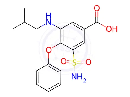 Chemical structure of Bumetanide Impurity 38