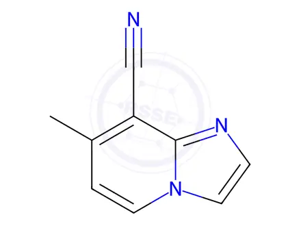 Chemical structure of IMidazo[1,2-a]pyridine-8-carbonitrile, 7-Methyl-