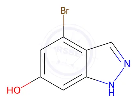 Chemical structure of 4-Bromo-1H-indazol-6-ol
