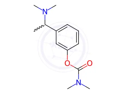 Chemical structure of N-Desethyl N-Methyl rac-Rivastigmine