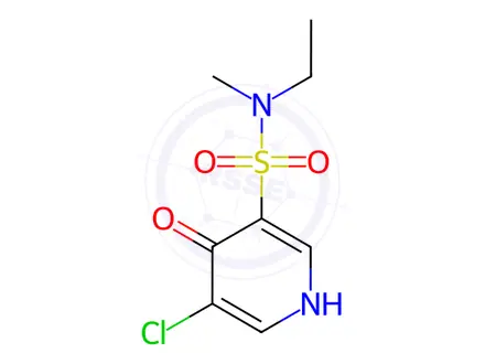 Chemical structure of 5-Chloro-N-ethyl-4-hydroxy-N-methylpyridine-3-sulfonamide