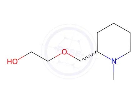 Chemical structure of 2-((1-Methylpiperidin-2-yl)methoxy)ethanol
