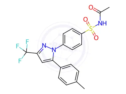 Chemical structure of Celecoxib Impurity 56