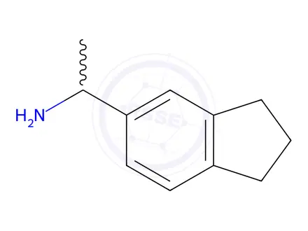 Chemical structure of 1-Indan-5-yl-ethylamine