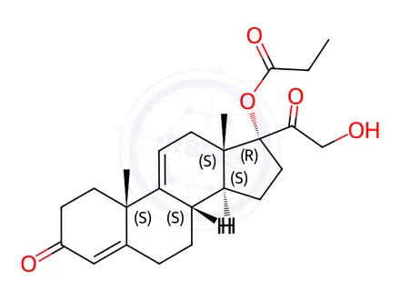 Chemical structure of Hydrocortisone Impurity 145