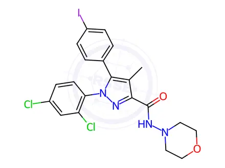 Chemical structure of AM 281