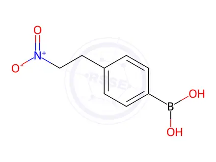 Chemical structure of (4-(2-Nitroethyl)phenyl)boronic acid