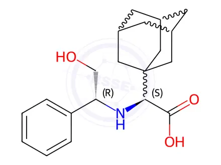 Chemical structure of Saxagliptin Impurity 40(Hcl)