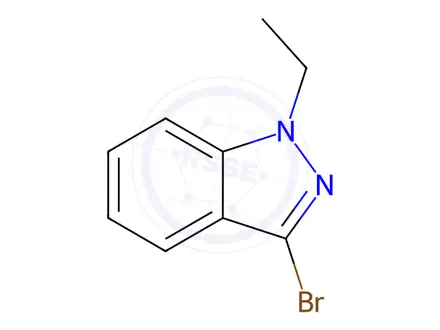 Chemical structure of 3-Bromo-1-ethyl-1H-indazole