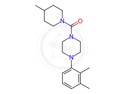 Chemical structure of (4-(2,3-Dimethylphenyl)piperazin-1-yl)(4-methylpiperidin-1-yl)methanone