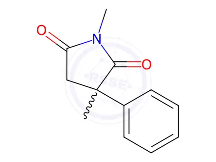Chemical structure of Methsuximide