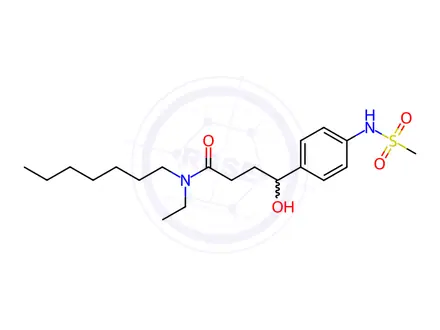 Chemical structure of Ibutilide Fumarate Impurity 2 (Ibutilide USP Related Compound B)