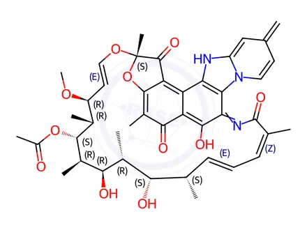 Chemical structure of Rifaximin impurity 12