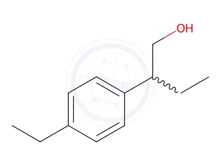 Chemical structure of beta,4-diethylphenethyl alcohol