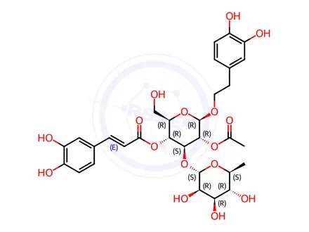Chemical structure of 2-Acetylacteoside