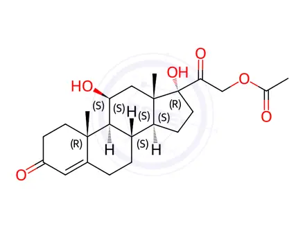 Chemical structure of Hydrocortisone EP Impurity C