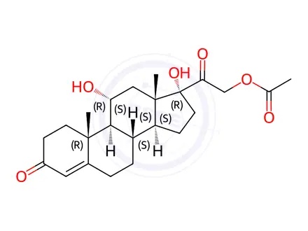 Chemical structure of Hydrocortisone Impurity 18