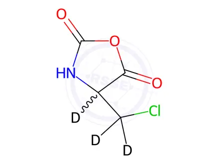 Chemical structure of 4-(Chloromethyl)-2,5-oxazolidinedione-d3