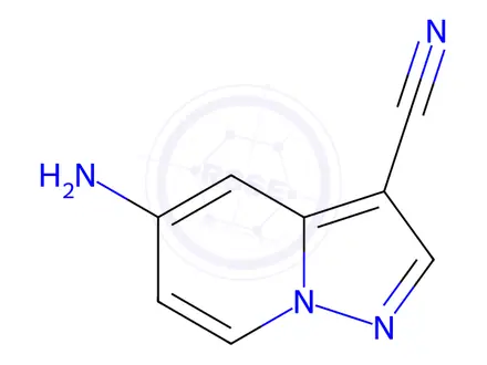 Chemical structure of 5-Aminopyrazolo[1,5-a]pyridine-3-carbonitrile