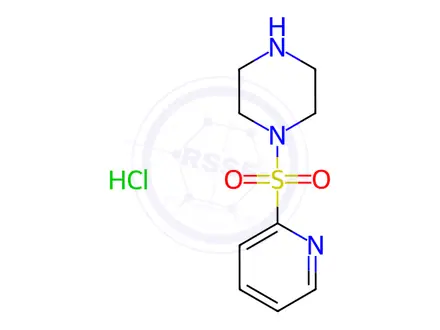 Chemical structure of 1-(Pyridine-2-sulfonyl)-piperazine hydrochloride