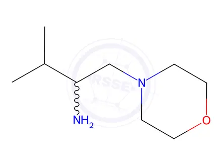 Chemical structure of 3-Methyl-1-(morpholin-4-yl)butan-2-amine