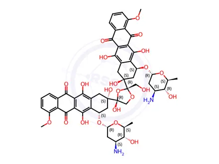 Chemical structure of Epirubicin EP Impurity G