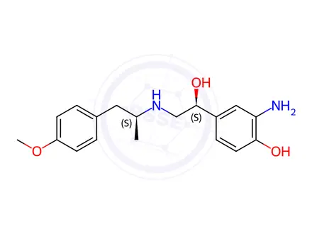 Chemical structure of Formoterol Impurity 27