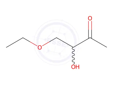 Chemical structure of 2-Butanone, 4-ethoxy-3-hydroxy-(8CI)