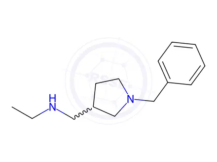 Chemical structure of [(1-benzylpyrrolidin-3-yl)methyl](ethyl)amine