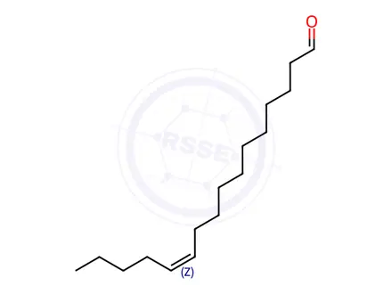 Chemical structure of cis-11-Hexadecenal