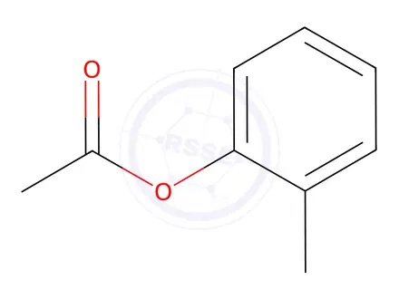 Chemical structure of Acetic acid, 2-methylphenyl ester