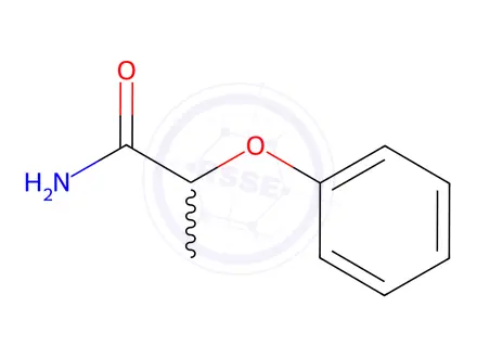 Chemical structure of 2-Phenoxypropanamide