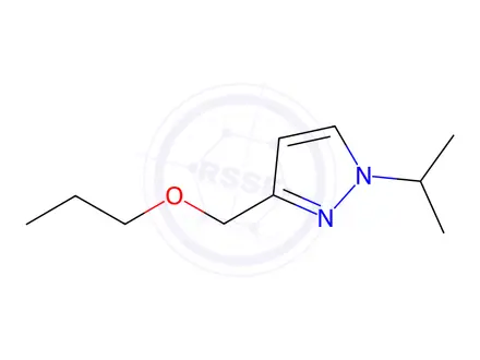 Chemical structure of 1-isopropyl-3-(propoxymethyl)-1H-pyrazole
