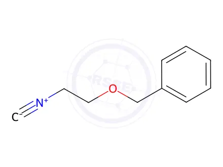 Chemical structure of (2-isocyanoethoxy)methyl]benzene