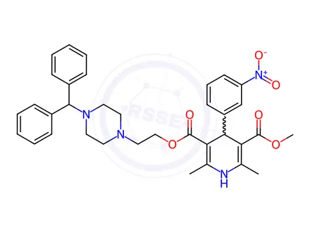 Chemical structure of Manidipine
