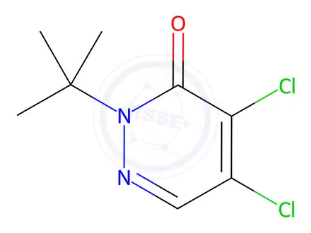 Chemical structure of 2-tert-Butyl-4,5-dichloro-3(2H)-pyridazinone